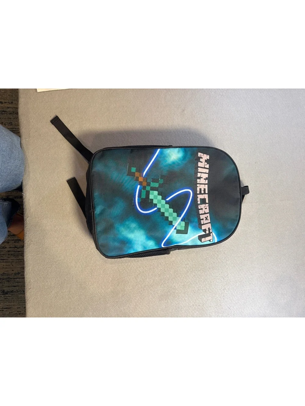 Minecraft Kids Backpack Set with Pencil Case and Lunch Bag